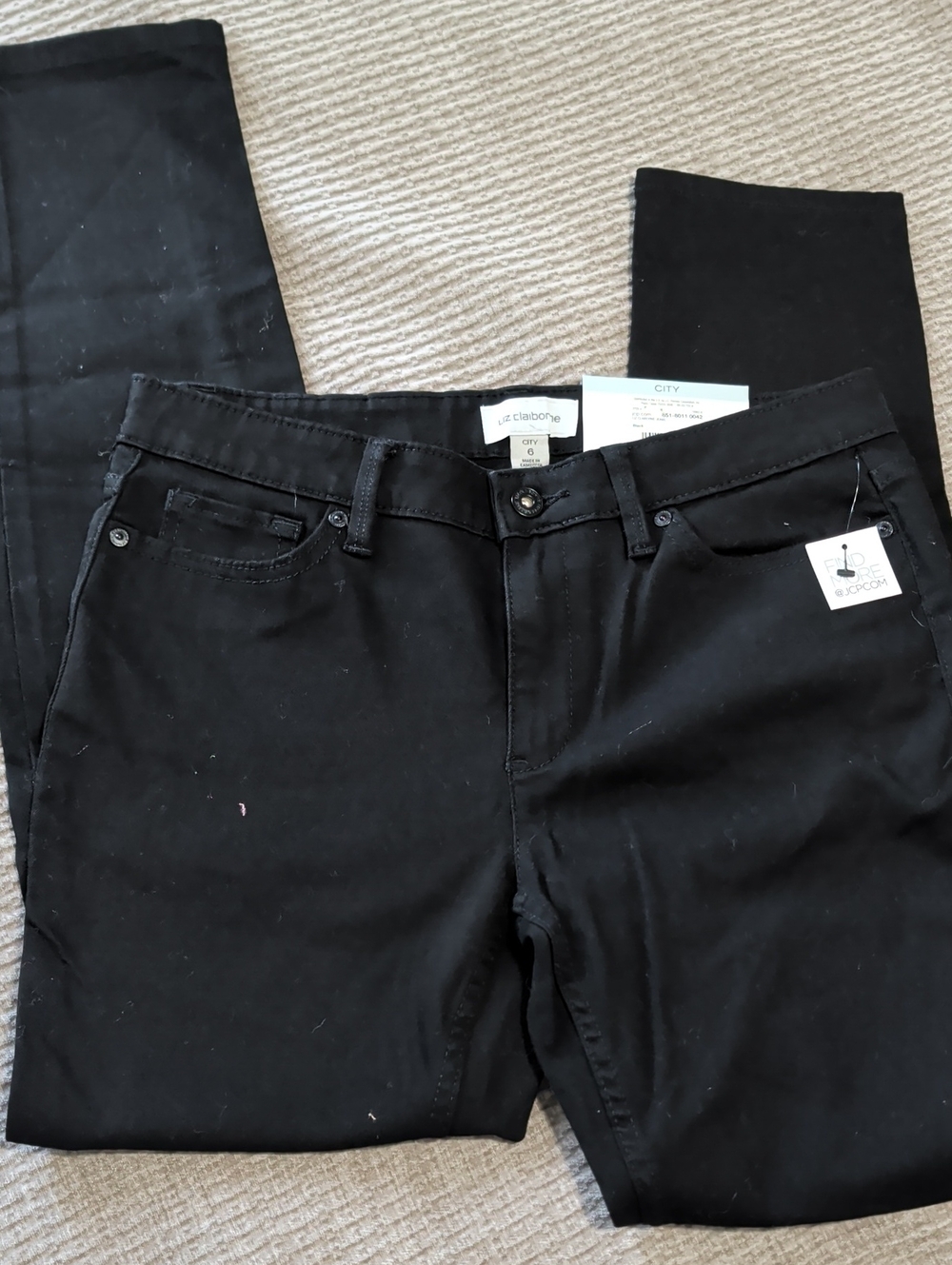 Liz Claiborne Black Skinny Jeans